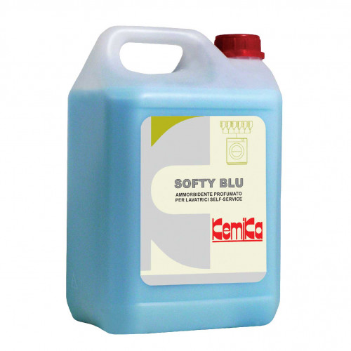 SOFTY BLU AMMORBIDENTE PROFUMATO PER LAVATRICE 5 LITRI