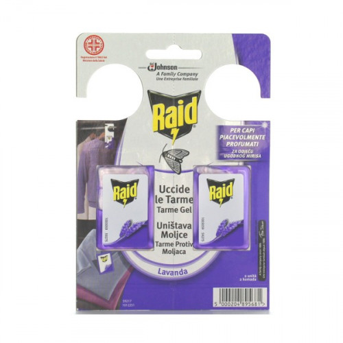 RAID TARME GEL LAVANDA 2 PEZZI