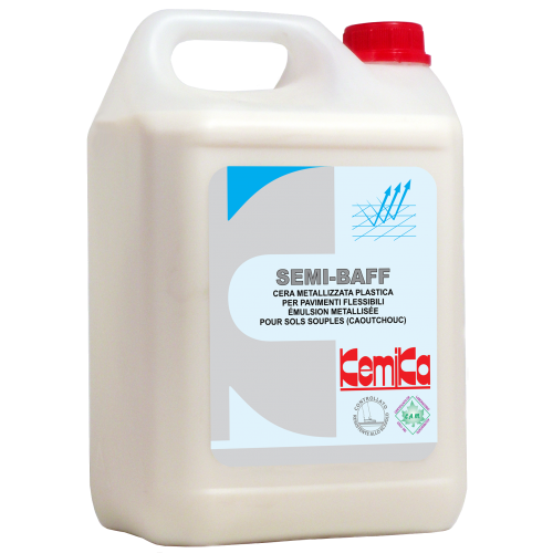 SEMI-BAFF CERA METALLIZZANTE BIANCA 5 KG