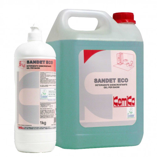SANDET ECO DETERGENTE DISINCROSTANTE GEL PER BAGNI 1 KG
