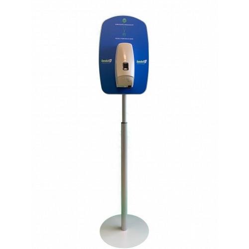 KIT PIANTANA TELESCOPICA + DISPENSER ELETTRONICO SAPONE SANITIZZANTE