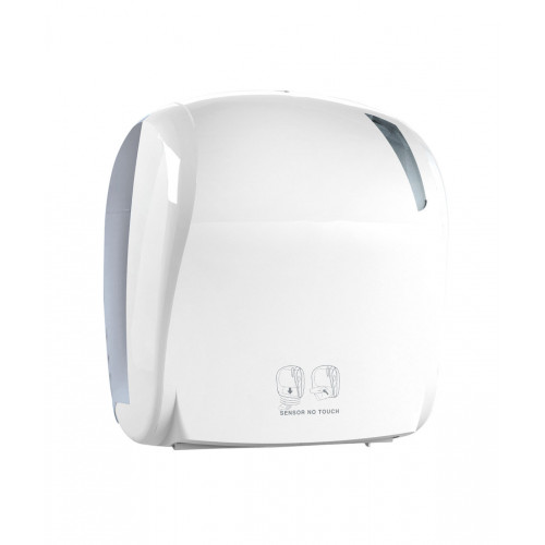 DISPENSER ELETTRONICO ROTOLO ASCIUGAMANI BIANCO