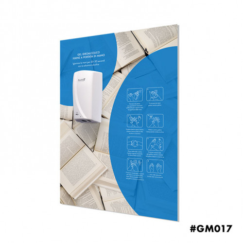 PANNELLO MURALE CON DISPENSER NO TOUCH