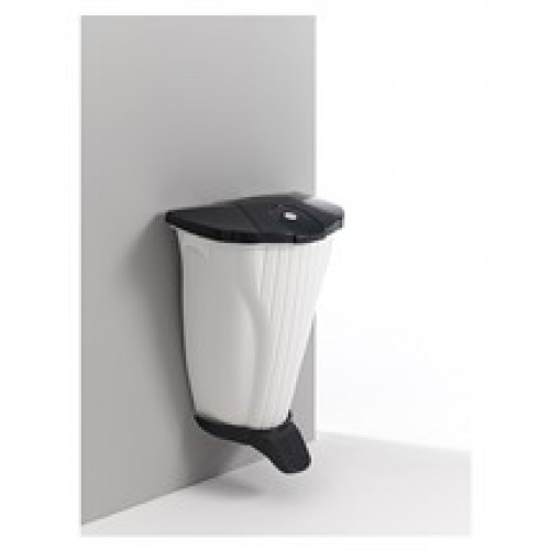 PATTUMIERA A MURO WALL-UP BIANCO 50 LT 1 PZ