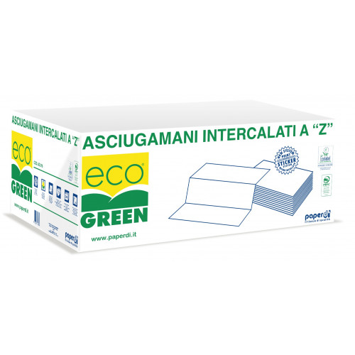 ASCIUGAMANI INTERCALATI A Z ECOLABEL 3000 PZ