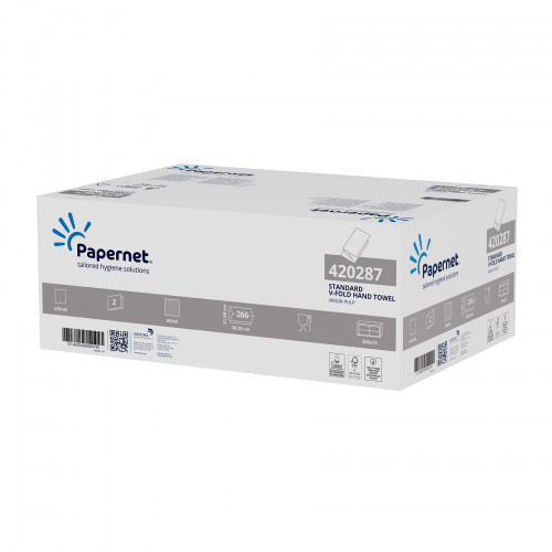 ASCIUGAMANI A "V" PURA CELLULOSA 2V PZ 3990 ECOLABEL