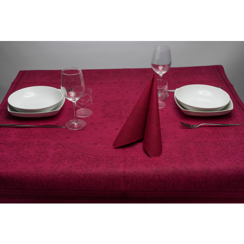 TOVAGLIA "DELICE" BORDEAUX 100X100 100 PZ