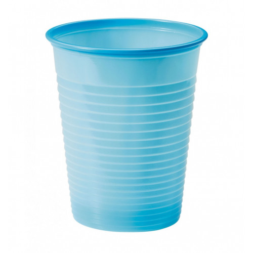 BICCHIERE IN PLASTICA AZZURRA 200 ML 50 PZ