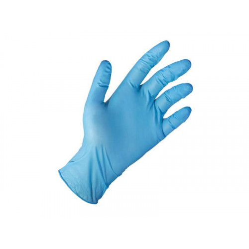 GUANTI IN NITRILE BLU SENZA POLVERE GR 3 TAGLIA XL PZ 100