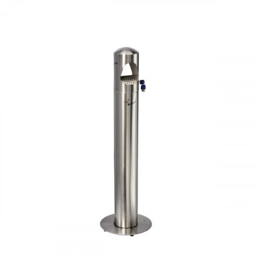 PORTACENERE A COLONNA LT.4 INOX