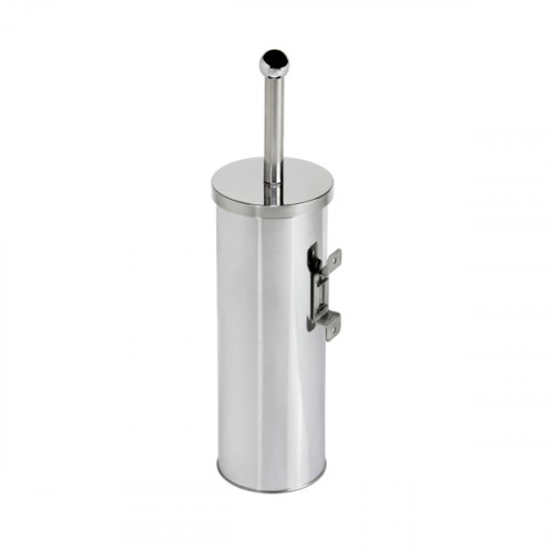PORTASCOPINO A MURO IN ACCIAIO INOX SATINATO 1 PZ