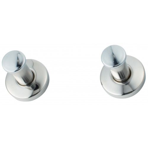 COPPIA APPENDIABITI IN ACCIAIO INOX 2 PZ