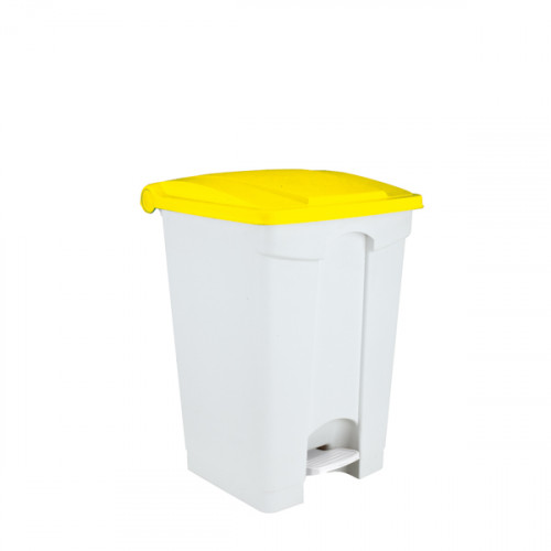 CONTITOP GETTACARTE A PEDALE CON COPERCHIO GIALLO 
