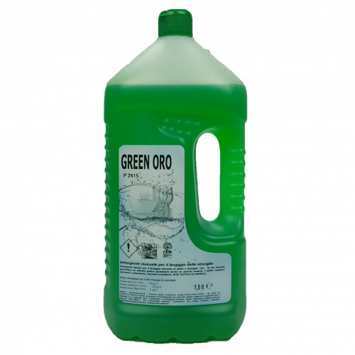 GREEN ORO DETERGENTE MANUALE STOVIGLIE 1,5 LT