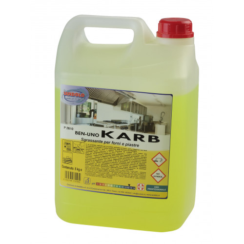 BEN-UNO KARB DETERGENTE SGRASSANTE PER FORNI 5 KG