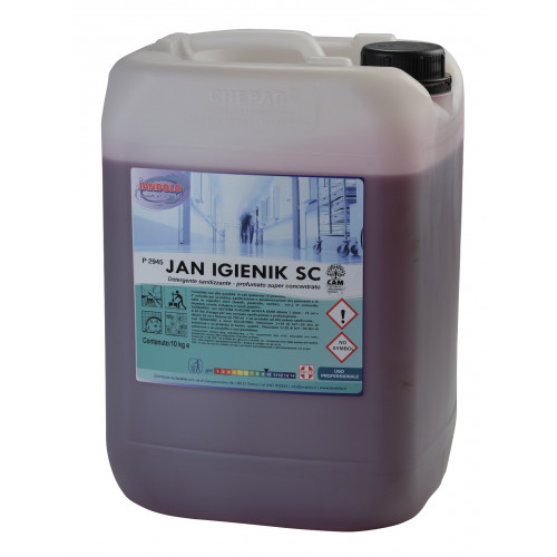 JAN IGIENIK S.C. DETERGENTE SANITIZZANTE PROFUMATO 10 KG