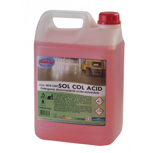 BEN-UNO SOL COL ACID DETERGENTE DISINCROSTANTE 6 LT