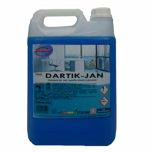 DARTIK JAN DETERGENTE VETRI 5 L