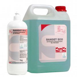 SANDET ECO DETERGENTE DISINCROSTANTE GEL PER BAGNI 1 KG