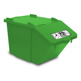 PATTUMIERA SPLIT "SOVRAPPONIBILE" 45 LT 1 PZ