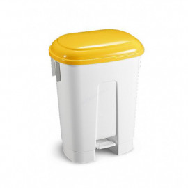 PATTUMIERA DERBY LT 60 CON PEDALE E COPERCHIO GIALLO 1 PZ