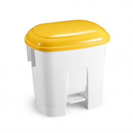 PATTUMIERA DERBY CON PEDALE E COPERCHIO GIALLO LT 30