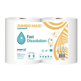 IGIENICA JUMBO MAXI 300 MT NO CLOG 6 PZ