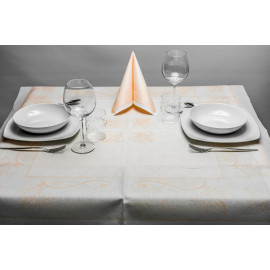 TOVAGLIA "ROMANCE" SALMONE 100X100 100 PEZZI