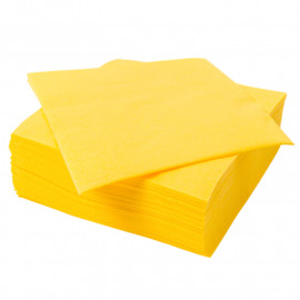 TOVAGLIOLOLO GIALLO 2 VELI 25X25 CM 80 PEZZI