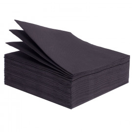 TOVAGLIOLO NERO 2 VELI 25X25 CM 80 PEZZI