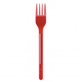 FORCHETTA IN PLASTICA PESANTE ROSSA 20 PZ