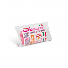 SACCHI NET BAGNO ROSA 35X42 PZ 30