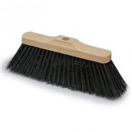 SCOPA "SASSUOLO" SETOLE DURE IN NYLON PER ESTERNI CM 33