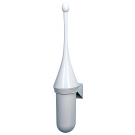 PORTASCOPINO PER WC BIANCO DA PARETE 1 PEZZO