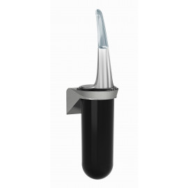 PORTASCOPINO BAGNO A PARETE ART.929 COLORE TITANIUM 1 PEZZO