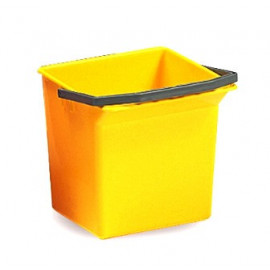 SECCHIO 6 L CON MANICO SUPERIORE GIALLO