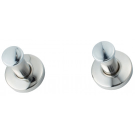 COPPIA APPENDIABITI IN ACCIAIO INOX 2 PZ
