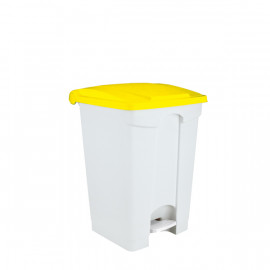 CONTITOP GETTACARTE A PEDALE CON COPERCHIO GIALLO 