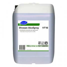 DIVOSAN VT10 DISINFETTANTE IDROALCOLICO PER SUPERFICI PMC LT 10