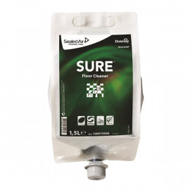 SURE FLOOR CLEANER DETERGENTE per pavimenti 1,5 LT VEGETALE in sacca